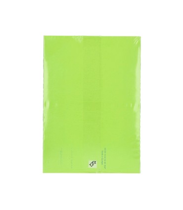 Papel color q connect din a4 80gr verde neon paquete de 500 hojas