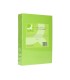 Papel color q connect din a4 80gr verde neon paquete de 500 hojas