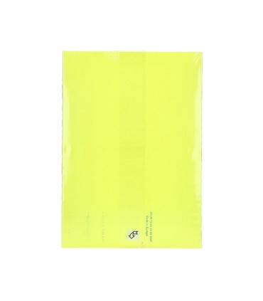 Papel color q connect din a4 80gr amarillo neon paquete de 500 hojas