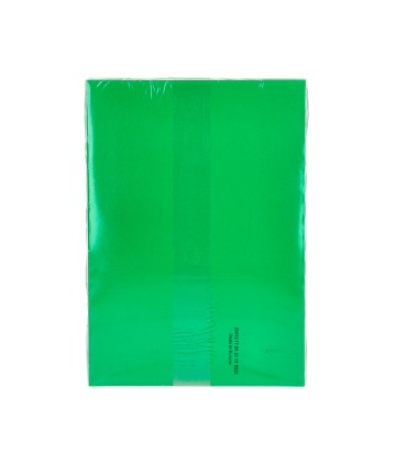 Papel color q connect din a4 80gr verde intenso paquete de 500 hojas