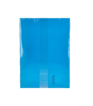 Papel color q connect din a4 80gr azul intenso paquete de 500 hojas