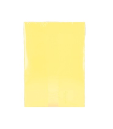 Papel color q connect din a4 80gr amarillo paquete de 500 hojas