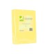 Papel color q connect din a4 80gr amarillo paquete de 500 hojas