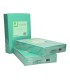 Papel color q connect din a4 80 gr verde paquete de 500 hojas