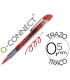 Rotulador q connect roller ball rojo 05 mm