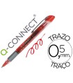 Rotulador q-connect roller ball rojo 0,5 mm