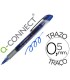 Rotulador q connect roller ball azul 05 mm