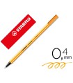 Rotulador stabilo punta de fibra point 88 naranja neon