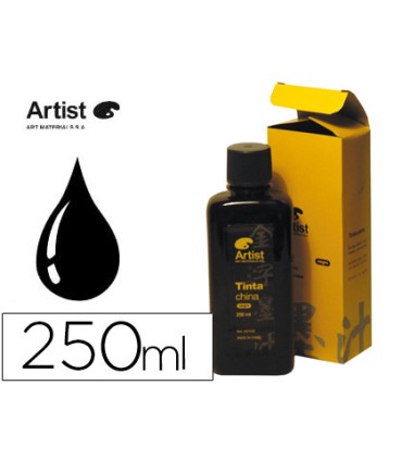 Tinta china artist negra bote 250 ml