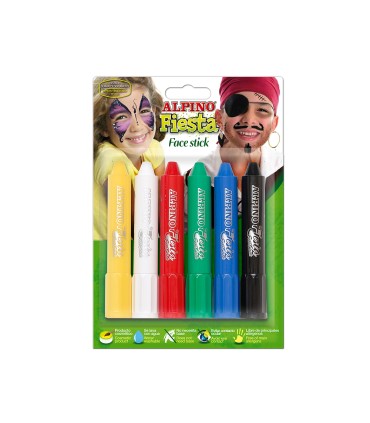 Barra maquillaje face stick 6 colores surtidos