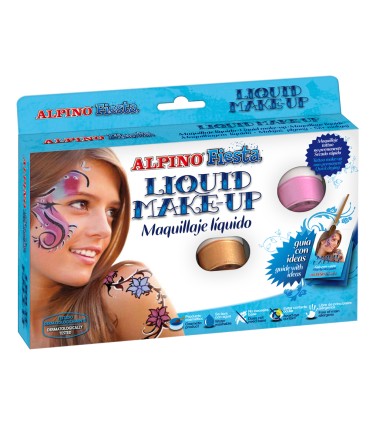 Maquillaje liquido set de 8 colores surtidos mas pincel