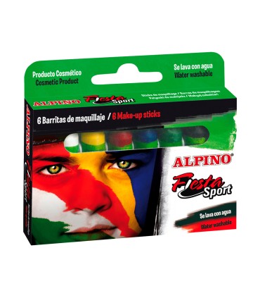 Barra maquillaje alpino set de maquillaje sport 6 colores colores