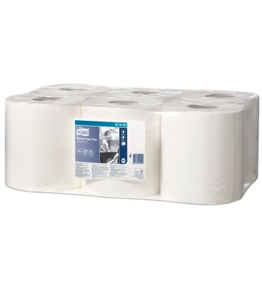 Papel secamanos central 2 capas para dispensador m2 rollo de 1502 mt