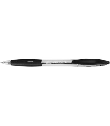 Boligrafo bic atlantis negro retractil tinta aceite punta de 1 mm