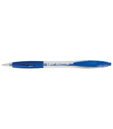 Boligrafo bic atlantis azul retractil tinta aceite punta de 1 mm