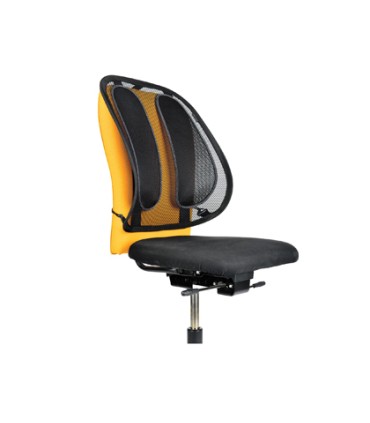 Respaldo ergonomico fellowes mesh office suites con apoyo lumbar completo sistema tensor ajustable