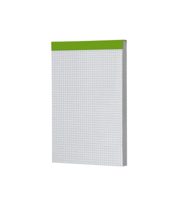 Bloc notas liderpapel cuadro 4 mm a5 80 hojas 60 g m2 perforado sin tapa