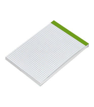 Bloc notas liderpapel cuadro 4 mm a6 80 hojas 60 g m2 perforado sin tapa