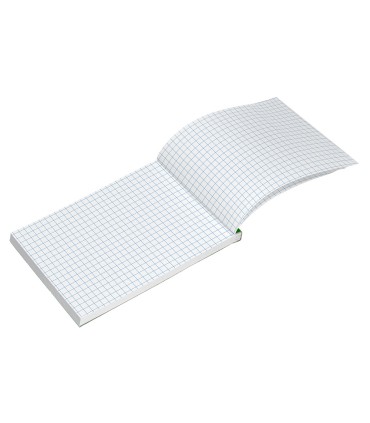 Bloc notas liderpapel cuadro 4 mm a7 80 hojas 60 g m2 perforado sin tapa