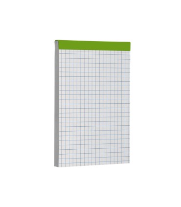 Bloc notas liderpapel cuadro 4 mm a7 80 hojas 60 g m2 perforado sin tapa