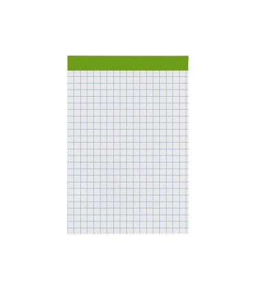 Bloc notas liderpapel cuadro 4 mm a7 80 hojas 60 g m2 perforado sin tapa