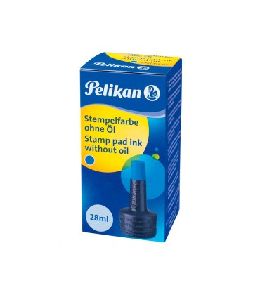 Tinta tampon pelikan azul bote 28 ml