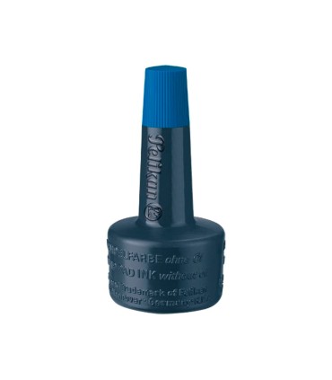 Tinta tampon pelikan azul bote 28 ml