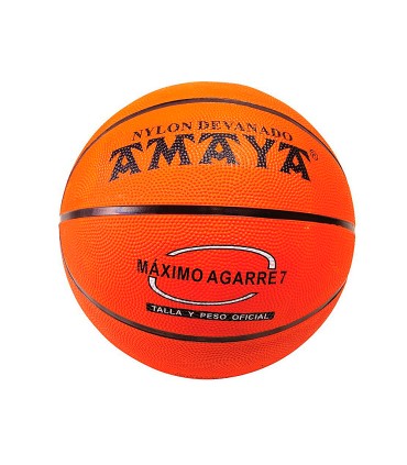 Balon amaya de basket caucho naranja n 6