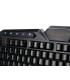 Set teclado y raton q connect gaming con cable e iluminacion led color negro