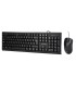 Set teclado y raton q connect con cable color negro