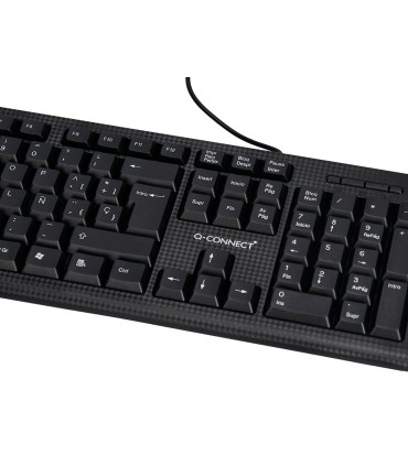 Set teclado y raton q connect con cable color negro