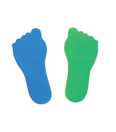 Pies amaya de caucho antideslizante set de 20 unidades 10 azules 10 verdes longitud 230mm