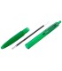 Boligrafo pilot super grip g verde retractil sujecion de caucho tinta base de aceite