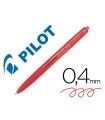 Boligrafo pilot super grip g rojo retractil sujecion de caucho tinta base de aceite