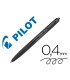 Boligrafo pilot super grip g negro retractil sujecion de caucho tinta base de aceite