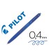 Boligrafo pilot super grip g azul retractil sujecion de caucho tinta base de aceite