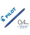 Boligrafo pilot super grip g azul retractil sujecion de caucho tinta base de aceite