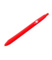 Boligrafo liderpapel gummy touch retractil 1,0 mm tinta roja