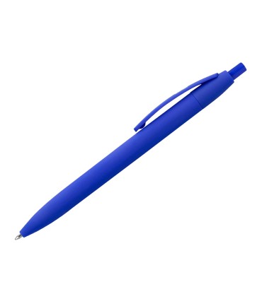 Boligrafo liderpapel soft touch retractil 10 mm tinta azul