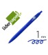 Boligrafo liderpapel soft touch retractil 10 mm tinta azul