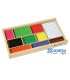 Juego andreutoys barras de fracciones 308 piezas 325x175x4 cm