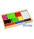 Juego andreutoys barras de fracciones 308 piezas 325x175x4 cm