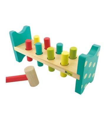 Juego andreutoys banco pica colores 8 barras 286x8x122 cm