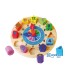 Puzle andreutoys reloj madera figuras geometricas 22x4 cm