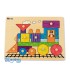 Puzle andreutoys madera tren 10 piezas