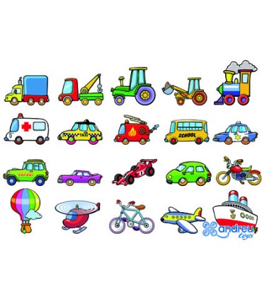 Juego andreutoys vehiculos magneticos 8 cm caja de 20 unidades surtidas 206x19x45 cm