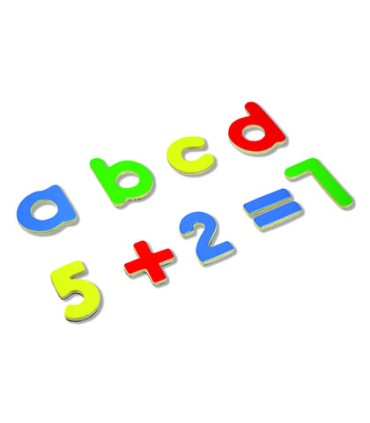 Juego andreutoys letras y numeros magneticos 75 piezas 206x19x45 cm