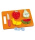 Juego andreutoys bandeja frutas para cortar 214x15x3 cm