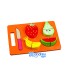 Juego andreutoys bandeja frutas para cortar 214x15x3 cm