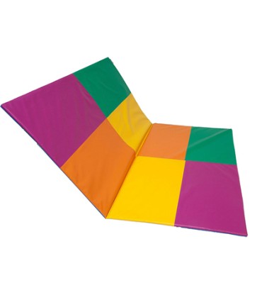 Tatami sumo didactic plegable multicolor 2 cuerpos 200x150x2 cm